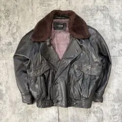 レザー ボンバージャケット