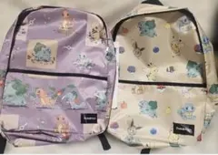 ポケモンリュック　２個セット　アミューズメント 双子や兄弟に