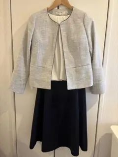 【NATURAL BEAUTY BASIC】 セレモニースーツ3点セット