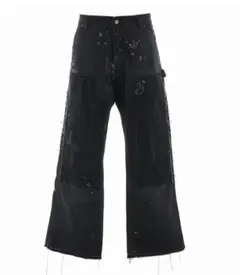 新品未使用 セントマイケル ダブルニーデニムパンツ XL - メルカリ