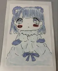 女の子 手描き イラスト 3