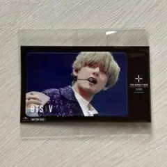 BTS WINGS TOUR ユニバ特典　ICカードステッカー　V