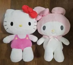 サンリオ(SANRIO) ぬいぐるみ2L ハローキティ マイメロディ2体セット