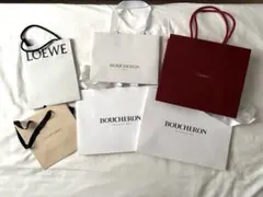 高級ブランド ショップ袋セット 6点