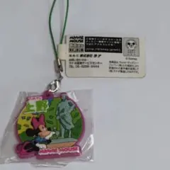 ディズニー★ご当地★ミニー★ラバークリーナー・ストラップ【東京限定・上野公園】