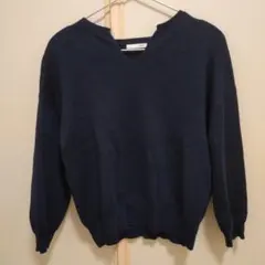 ネイビー フリーサイズ セーター