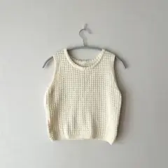 TODAYFUL Hand Knit Vest オフホワイト - メルカリ