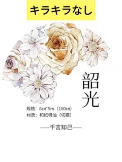 おすそ分け☆海外マステ PETテープ 切り売り 景物志 金秋溪桥 1ループ