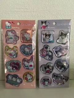 ハローキティ&クロミ ウォーターシール 2枚セット