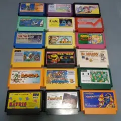 ファミコン ソフト １８本 まとめ売り