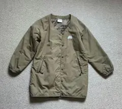 FIRST DOWN ダウンコート 130サイズ オリーブグリーン