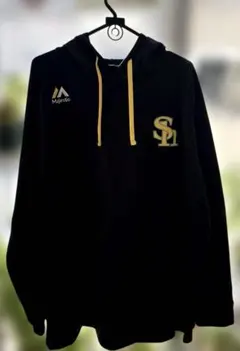 福岡ソフトバンクホークス　Majestic　パーカー 3XLサイズ