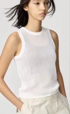 ユニクロ メッシュクルーネックノースリーブ