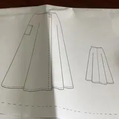 スカートの型紙