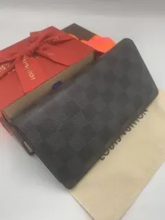 値下げ可‼️ Louis Vuitton ダミエ 長財布 ノベルティ - メルカリ