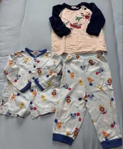 ミキハウス ベビーパジャマ 3点セット 90サイズ