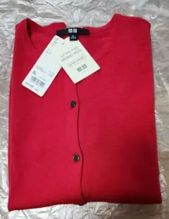 コスモス様専用❗54　ユニクロ　メリノクルーネックカーディガン　タグ付新品　XL