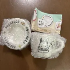 サンリオキャラクターズ ミニチュア陶器カップ＆ソーサー　ポチャッコ　ガチャガチャ