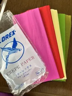 FLOREX クレープペーパー 5色セット ④