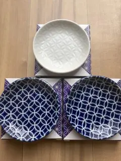 【3枚セット】たち吉　木曽路　小皿　12cm