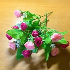 ミニバラ造花　インテリア雑貨
