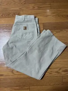 Carhartt ベージュ ダックパンツ　ワークパンツ 15%off中