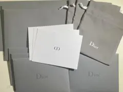Dior☆ディオール グレー封筒＋ポーチセット