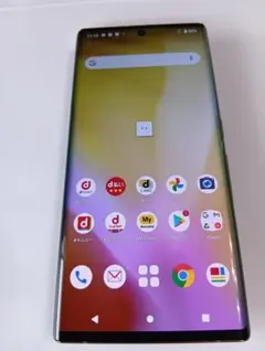 docomo 5G スマートフォン ゴールド