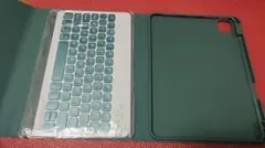 iPad用キーボード付きケース グリーン