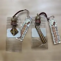 ハローキティ 木製ストラップ ②箱根寄木細工 サンリオ 激レア - メルカリ