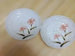 小皿 2枚セット 花柄 陶器 和食器のサムネイル
