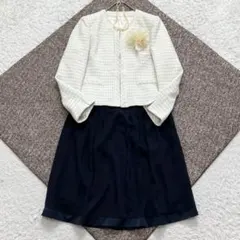 美品✨東京ソワール ココラッシー セットアップ ツイード 大きいサイズ 15号
