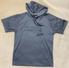 【美品人気　HK WORKS LONDON for men 半袖パーカー M】