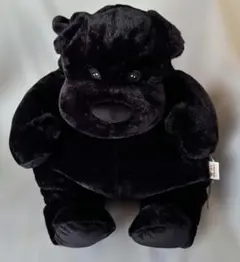 【新品】ふわふわ！GIGAワンちゃん　ブラック　BIGぬいぐるみ　巨大　大きいのサムネイル