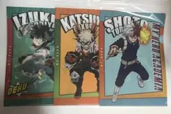 ヒロアカ　クリアファイル　緑谷出久　爆豪勝己　轟焦凍　オールマイト　切島鋭児郎