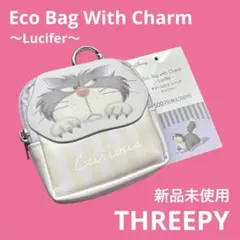 新品未使用 THREEPY Disney ルシファー チャーム付エコバッグのサムネイル