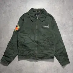 ZOOYORK ズーヨーク オリーブグリーン中綿キルティングブルゾン Sサイズ