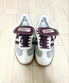 adidas Wales Bonner スニーカー ホワイト/バーガンディ - メルカリ