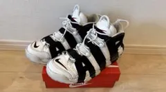 NIKE モアテン zebra 白黒 28.0cm