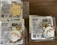 ちいかわパーク メタルチャーム うさぎ モモンガ 3点セット