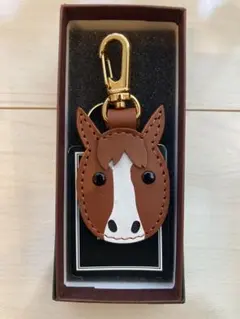 新品 ソメスサドル 馬メンコキーホルダー ホワイト - メルカリ