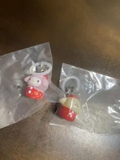 サンリオ ガチャ　いちごめじるしアクセサリー　マイメロ　ポムポムプリン