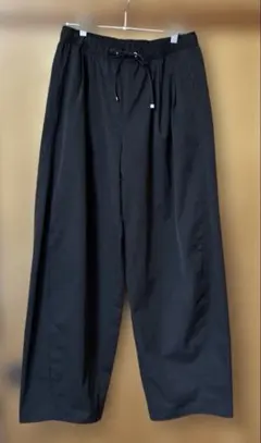 GUバレルレッグパンツ黒 サイズL
