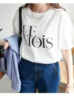 Discoat LE MOIS ロゴTシャツ Fサイズのサムネイル