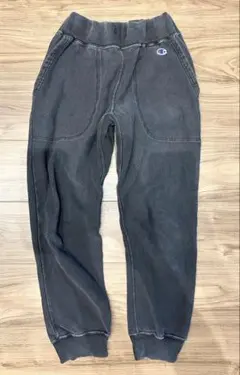 チャンピオン　リバースウィーブ　スウェットパンツ　　ジョガーパンツ　ブラック