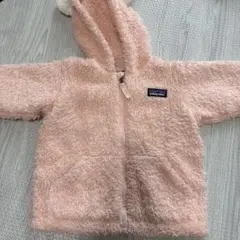 patagonia ピンク フード付きアウター 12-18M