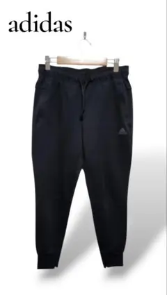 adidas アディダス スウェット ジョガーパンツ ブラック ジップ