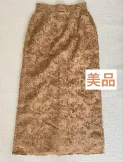 アーバンリサーチ　ロングタイトスカート ブラウンのサムネイル