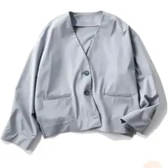 新品✨スタイリング UVカットエアリーノーカラージャケット 【定価26,400】のサムネイル