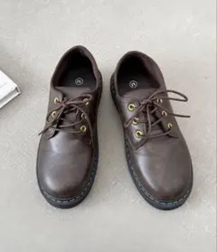 【4月まで限定セール】ブラウン レースアップ シューズ